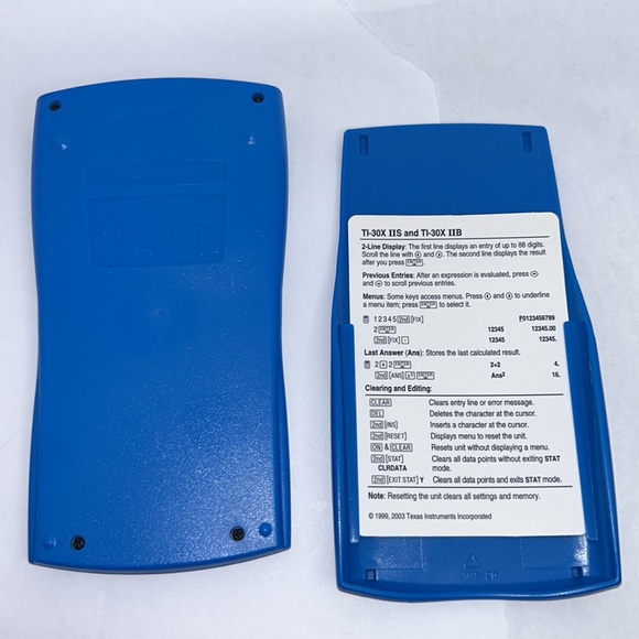 Texas Instruments TI-30X IIS Scientific Calculator, Blue - Picture 4 of 8